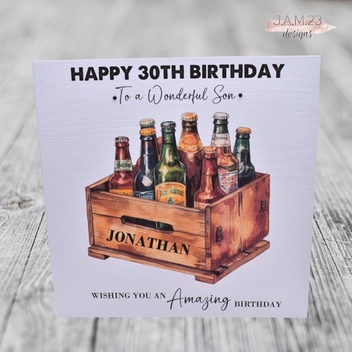 Personalised male birthday - male,