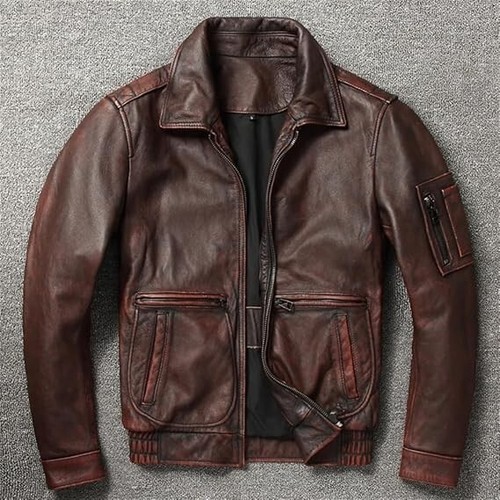 Men brown vintage distressed - vintage,
