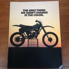 YAMAHA 1980 YZ125G  YZ 80 100