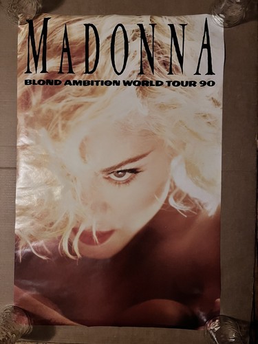 Madonna vintage poster blonde - madonna,