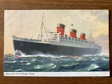 Merchant Navy Postcard Cunard RMS Queen Mary 325