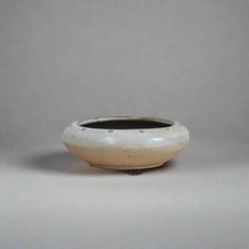13cm glazed bonsai pot - bonsai,