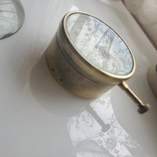 VINTAGE CAR DASHBOARD CLOCK SMITHS.  brass 4" 1915 to 1925