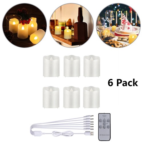 6pcs led flickering tea - 6pcs,