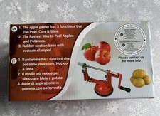 Apple peeler- 3 in 1 fruit