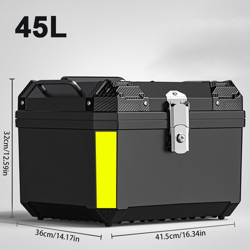 45l motorcycle rear top box - 45l,