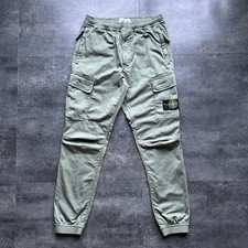 Stone Island Regular Tapered Cotton Cargo Trousers - W32 - RRP £355