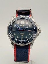James Bond 007 Ltd Ed  'GOLDENEYE' Seiko TMI NH35A Auto Movt Watch Ocean. NATO.
