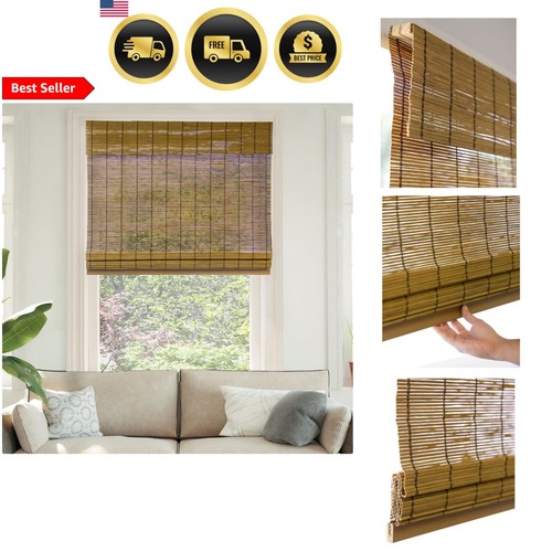 Bamboo roman shades light - roman,
