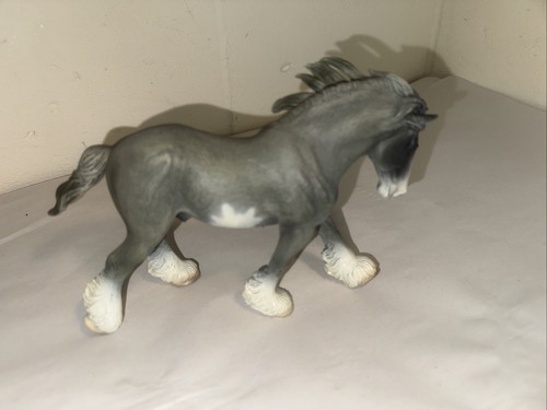 Clydesdale stallion grey - clydesdale,