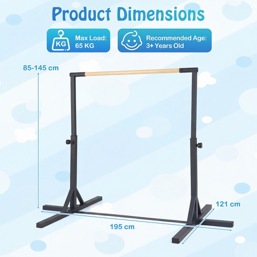 Adjustable horizontal kip bar - kip,
