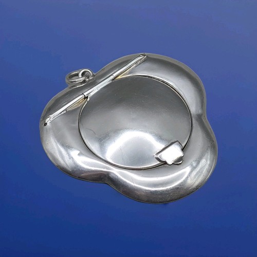 Antique sterling silver powder - silver,