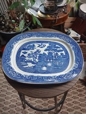 Vintage Willow Pattern Blue