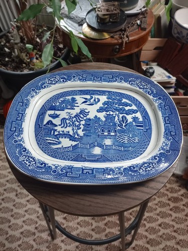 Vintage willow pattern - vintage,
