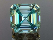 Stunning 40.80 Ct Certified Blue Diamond Solitaire Ring-925 Silver, Great Shine