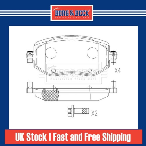 Brake pads set for - brake, renault
