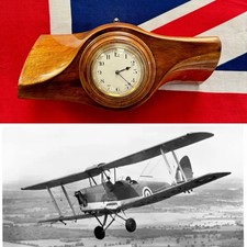 Wonderful RAF de Havilland Tiger Moth Propellor Boss Clock d.1929