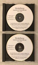 Heidelberg GTO 46/52 Printing Press Machine Operator Parts CD ROM Disc Manual Pc