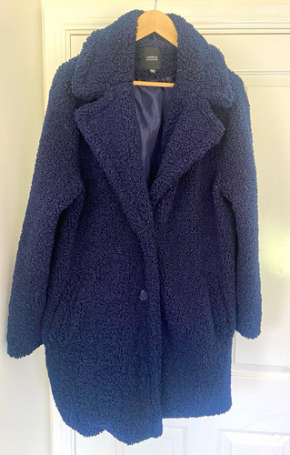 Capsule outerwear navy borg - outerwear,