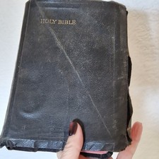 Vintage Leather Bound Holy
