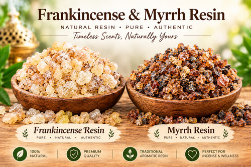 Myrrh frankincense resin - &,