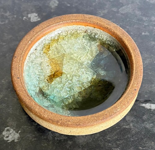 Vintage studio pottery - vintage, green