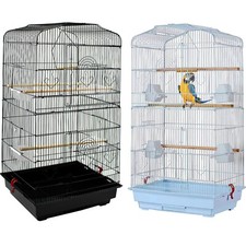 Large Metal Bird Cage for Budgie Parakeet Canary Cockatiel Finch or Lovebird