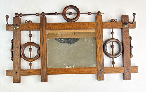 Victorian stick and ball oak - ball,