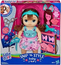 Baby Alive Snip N Style Baby - Brown Hair