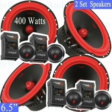 2 Sets Cerwin Vega Mobile V465C Vega Series 6.5" 400W  2-Way Component Speaker