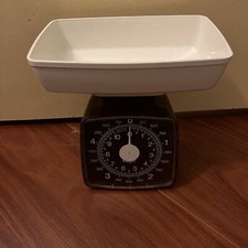 Vintage Krups Kitchen Food Scale Type 875 Retro Brown Made In Ireland Scales 