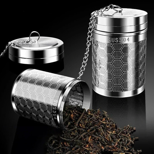 Stainless steel tea - steel, infuser