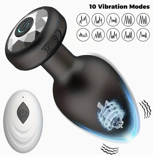 Remote anal butt plug - plug, dildo
