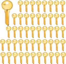 Brass Finish Key Blanks, Y1 Uncut Blank Keys, 5YA1 Key Blanks Pack of 50 Keys