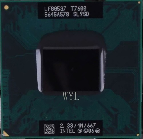 Intel core duo t7600 cpu - core, 2