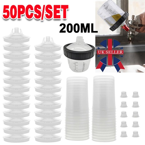 50x200ml disposable paint cup - 50x200ml,