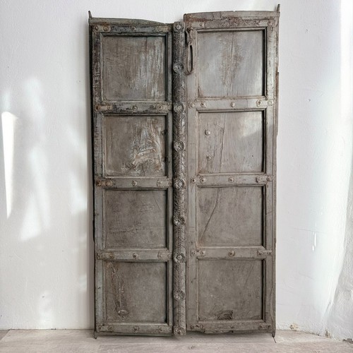 Antique indian wooden shutters - antique,