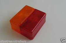 BRITAX 9089 SQUARE REAR LIGHT LENS TRAILER PART FIT TO IFOR WILLIAMS TIPPER