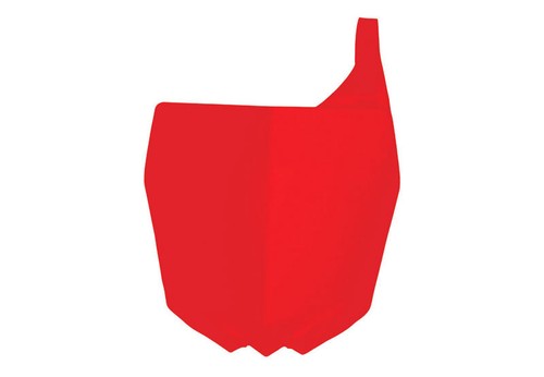 Rtech front number plate red - front,