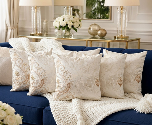 Set cushion covers brown - of, 4