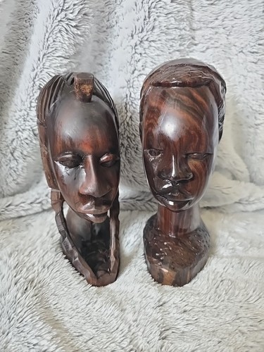 Pair vintage african - of,