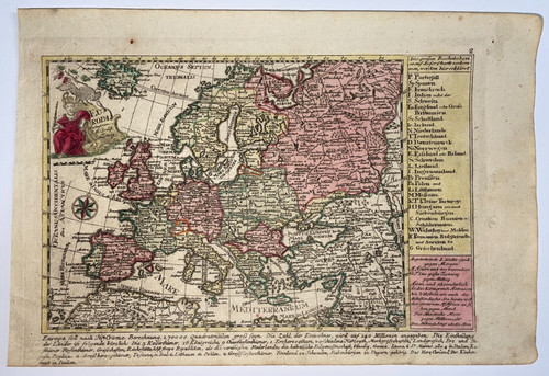 Europe 1785 johann michael - 1785,