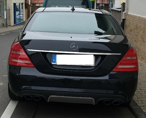 Sport exhaust tips black - sport, for