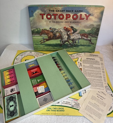 Totopoly vintage board game - vintage,