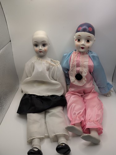 Rare vintage pierrot - rare, porcelain