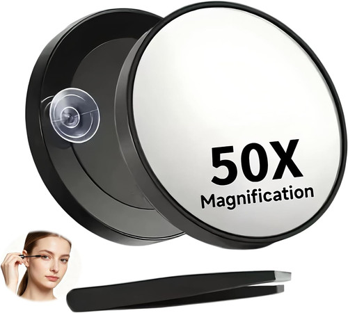 50x magnifying makeup mirro - 50x,