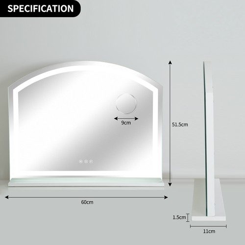 Vanity mirror with led - mirror,