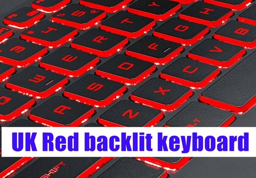 Red backlit keyboard for - uk,