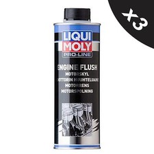 3x Liqui Moly Pro-Line Professional Engine Flush Petrol & Diesel Cleaner - 500ml