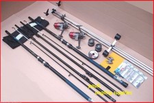 SEA FISHING BEACH KIT 2 *16 FT* RODS 2  REELS + TRIPOD 